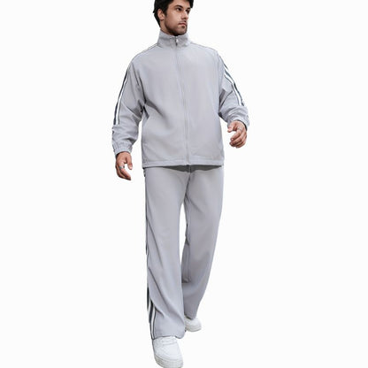 Men's Striped Two-Piece Sportswear Set