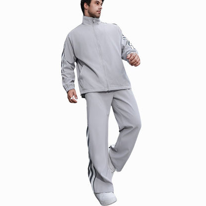 Men's Striped Two-Piece Sportswear Set