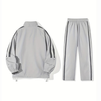 Men's Striped Two-Piece Sportswear Set