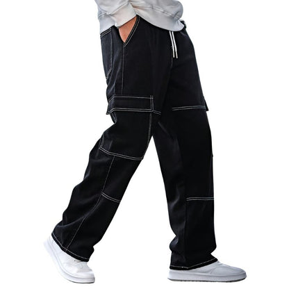 Men's Denim Cargo Pants